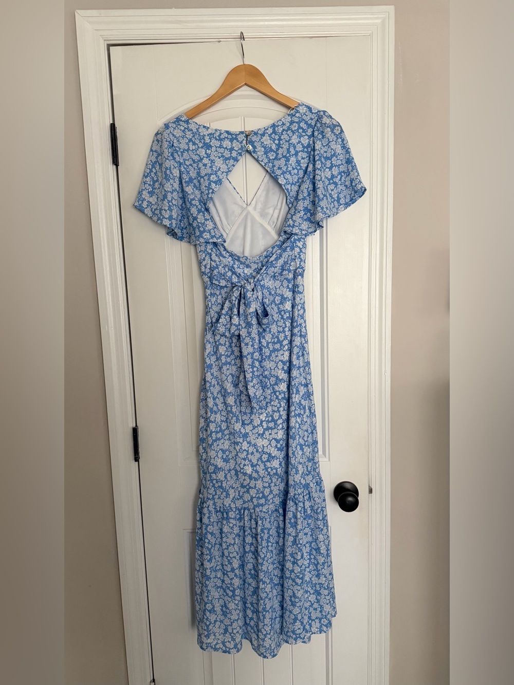 Altar’d State Blue Floral Midi Dress - Picture 2 of 7
